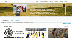 Desktop Screenshot of charityneeds.com